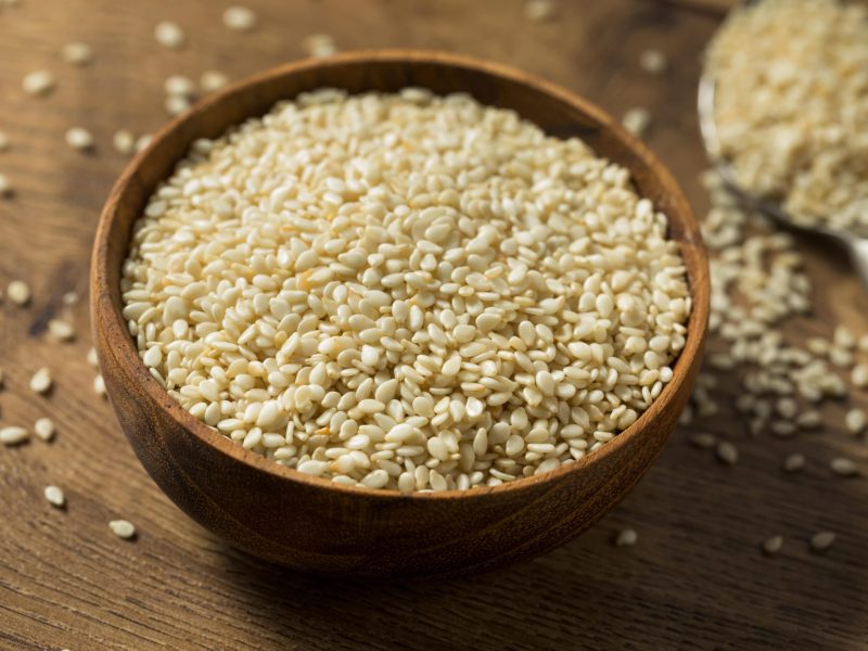 hulled sesame seeds